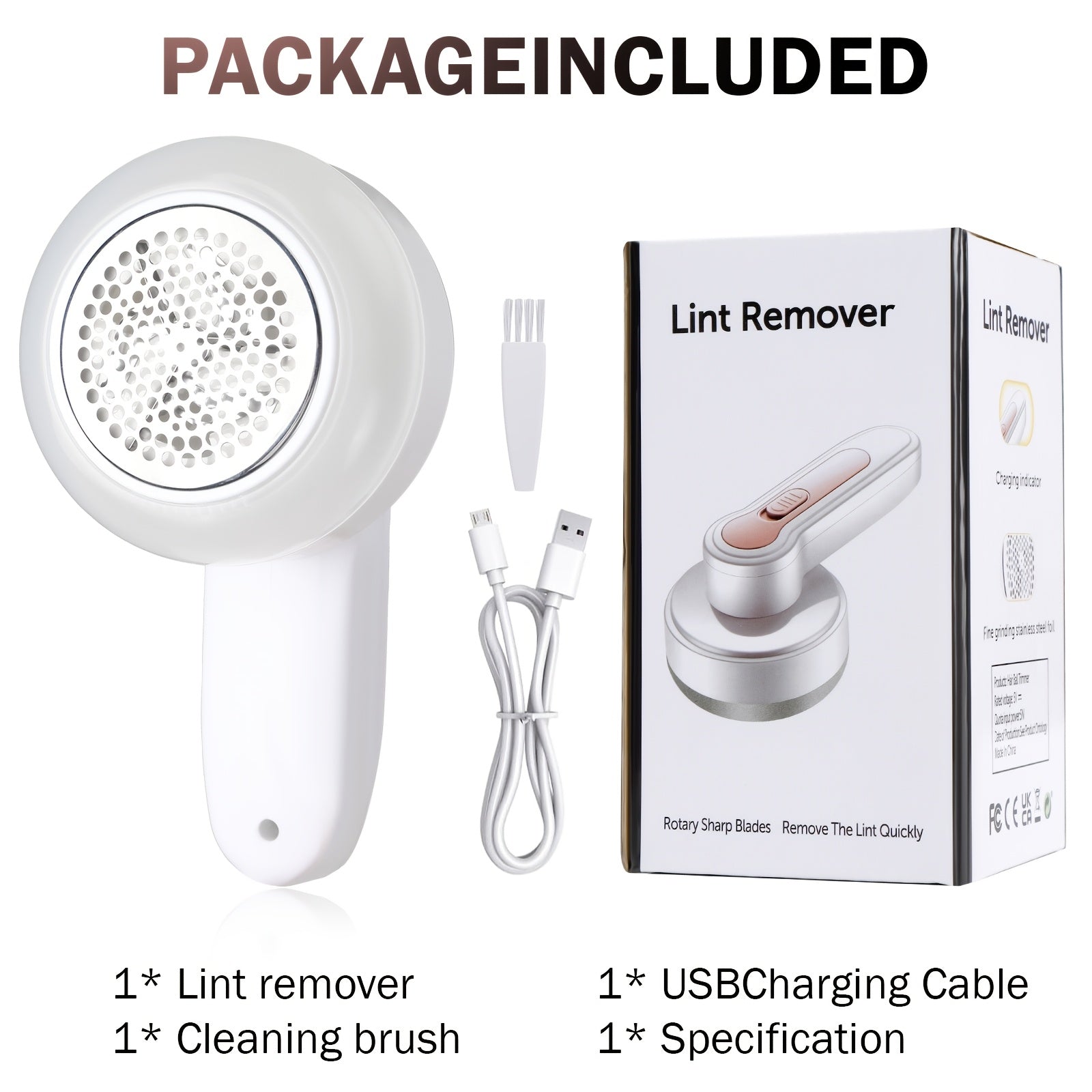 Rouleau à Poussière Rechargeable - Élimination Efficace des Peluches pour Vêtements et Meubles