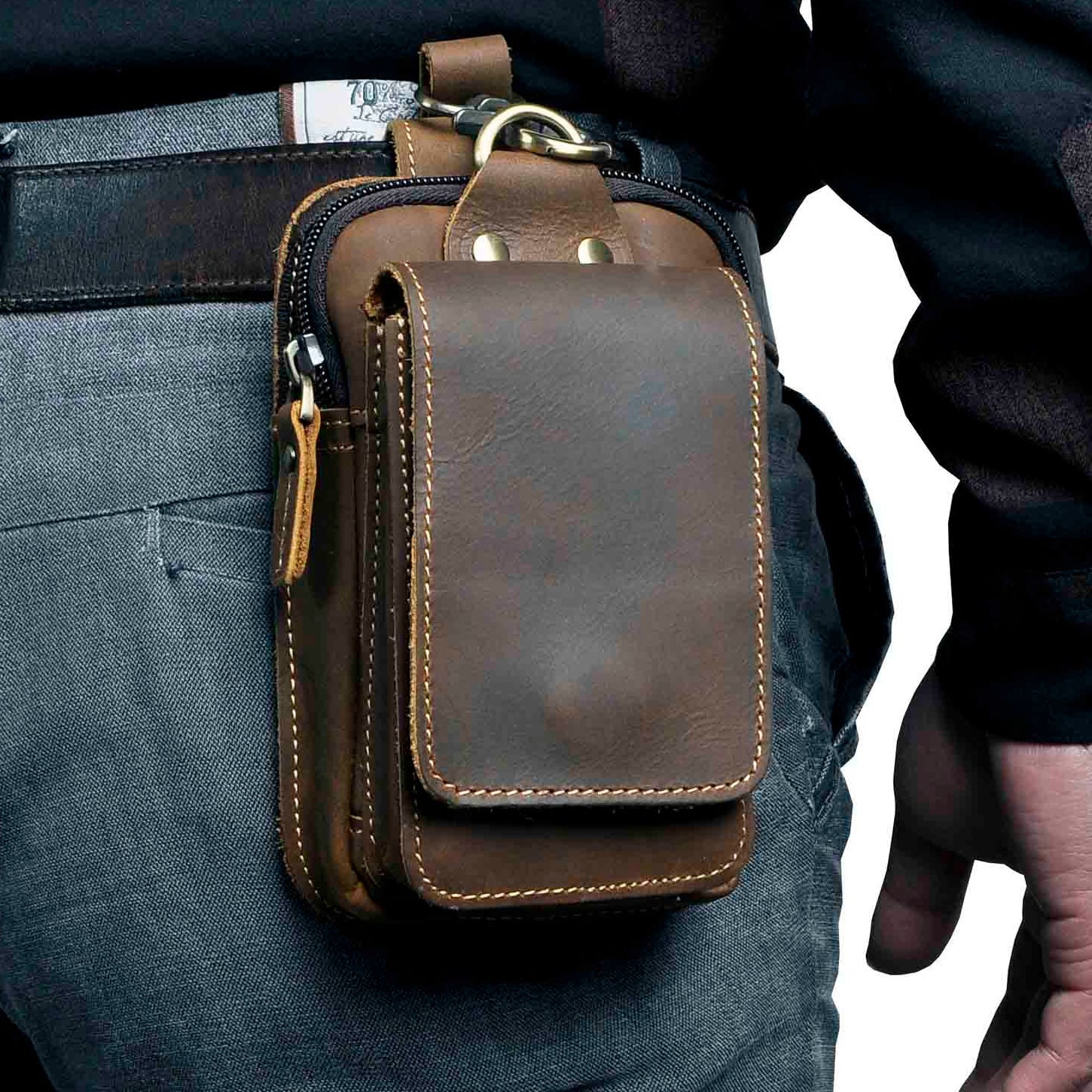 MOVEPOUCH – Sac Banane Croisé pour Hommes pour Voyage et Activités de Plein Air