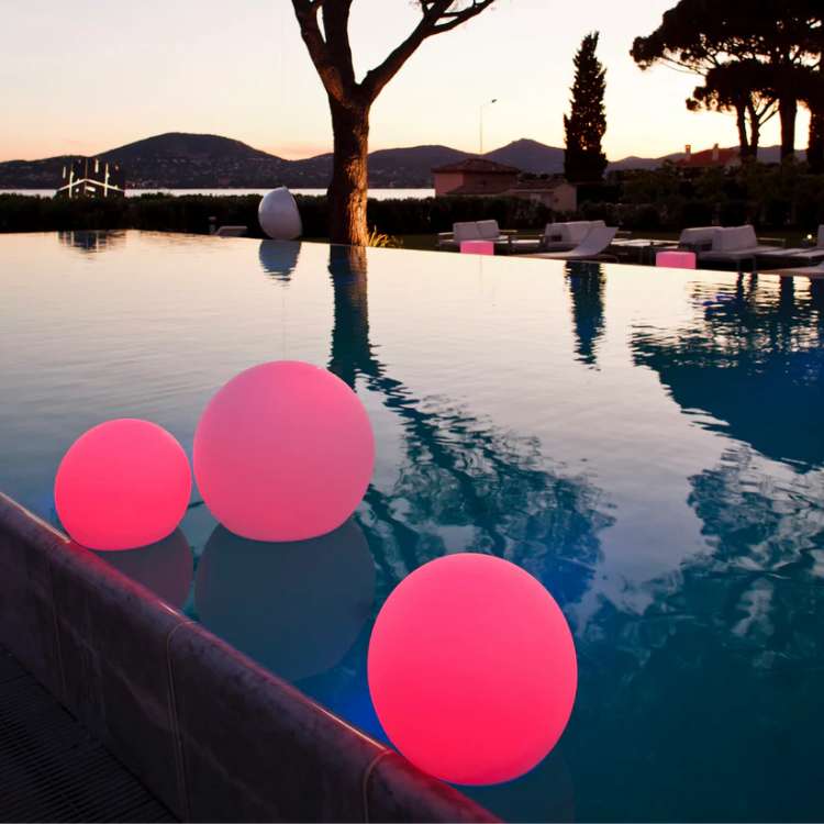 Lumière de Jardin Sphérique Écologique Illuminée