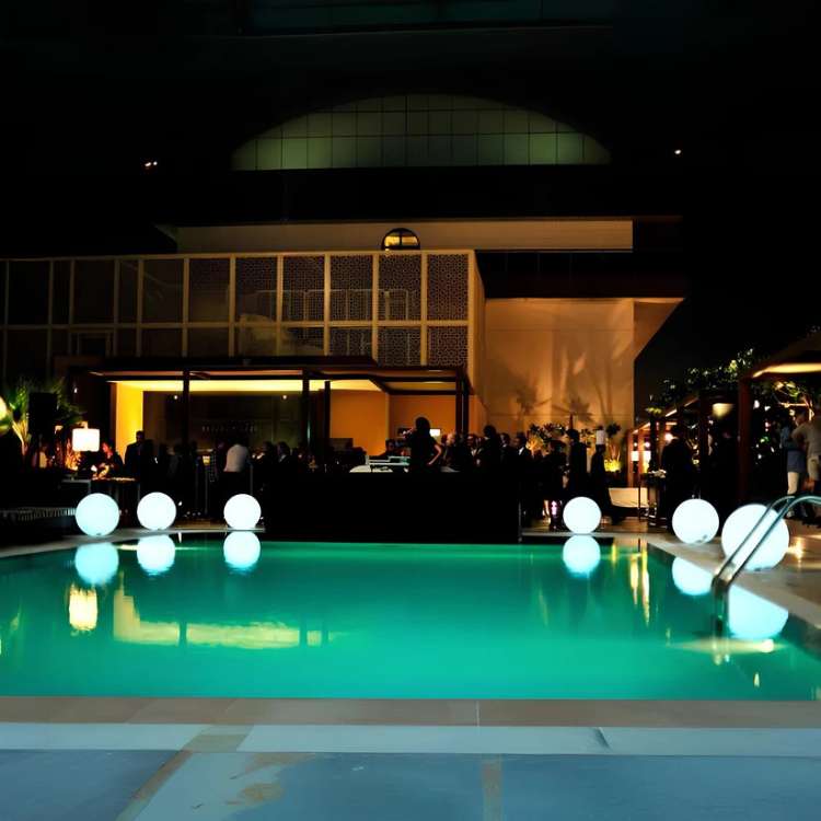Lumière de Jardin Sphérique Écologique Illuminée