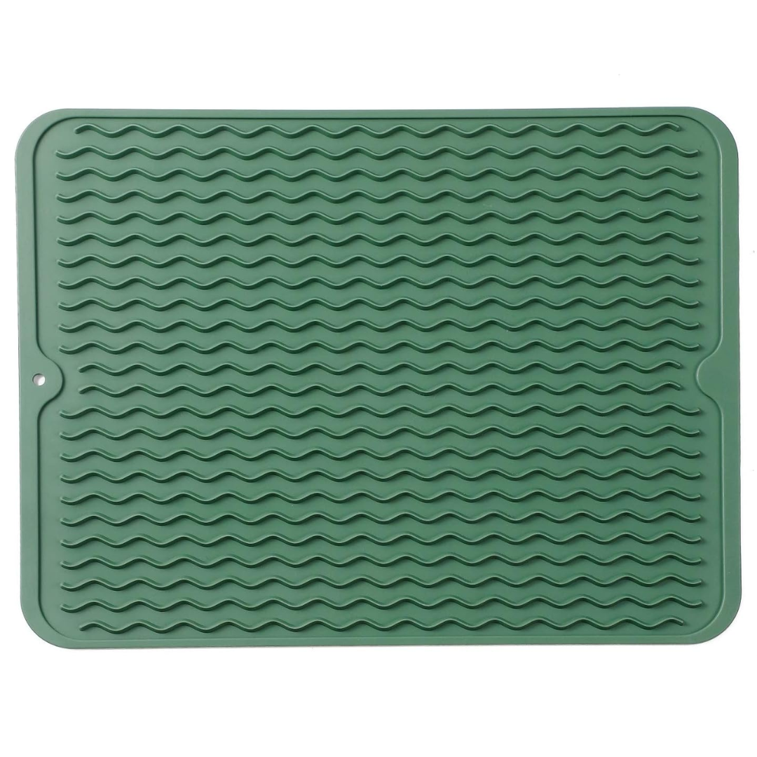Tapis de séchage en silicone écologique - Utilisations multiples & résistant à la chaleur