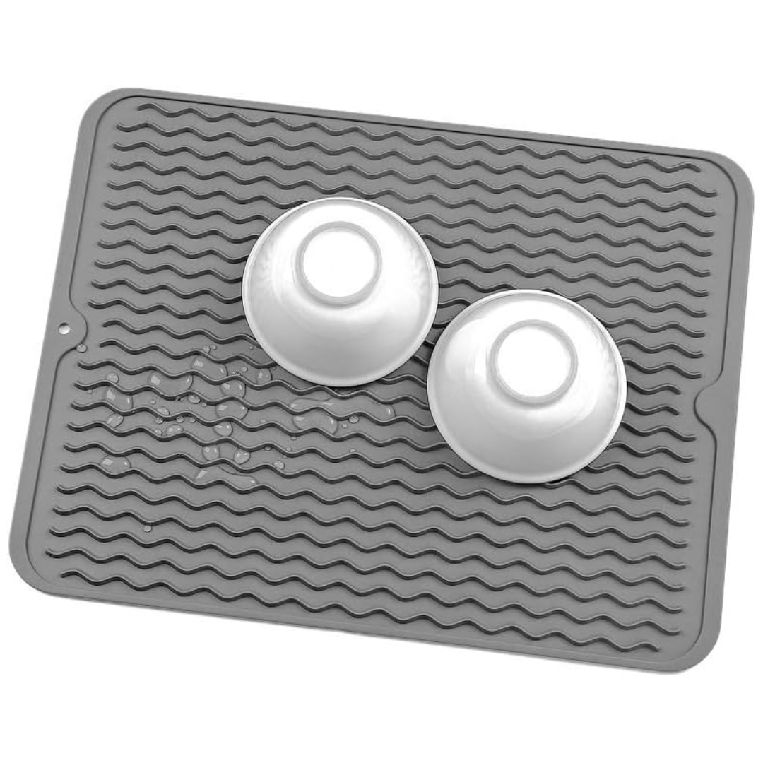 Tapis de séchage en silicone écologique - Utilisations multiples & résistant à la chaleur