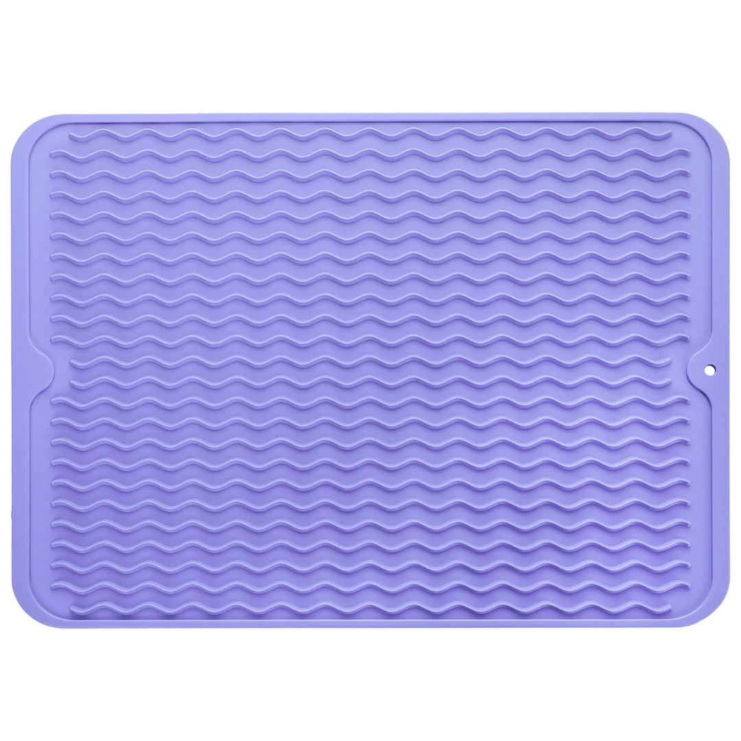 Tapis de séchage en silicone écologique - Utilisations multiples & résistant à la chaleur