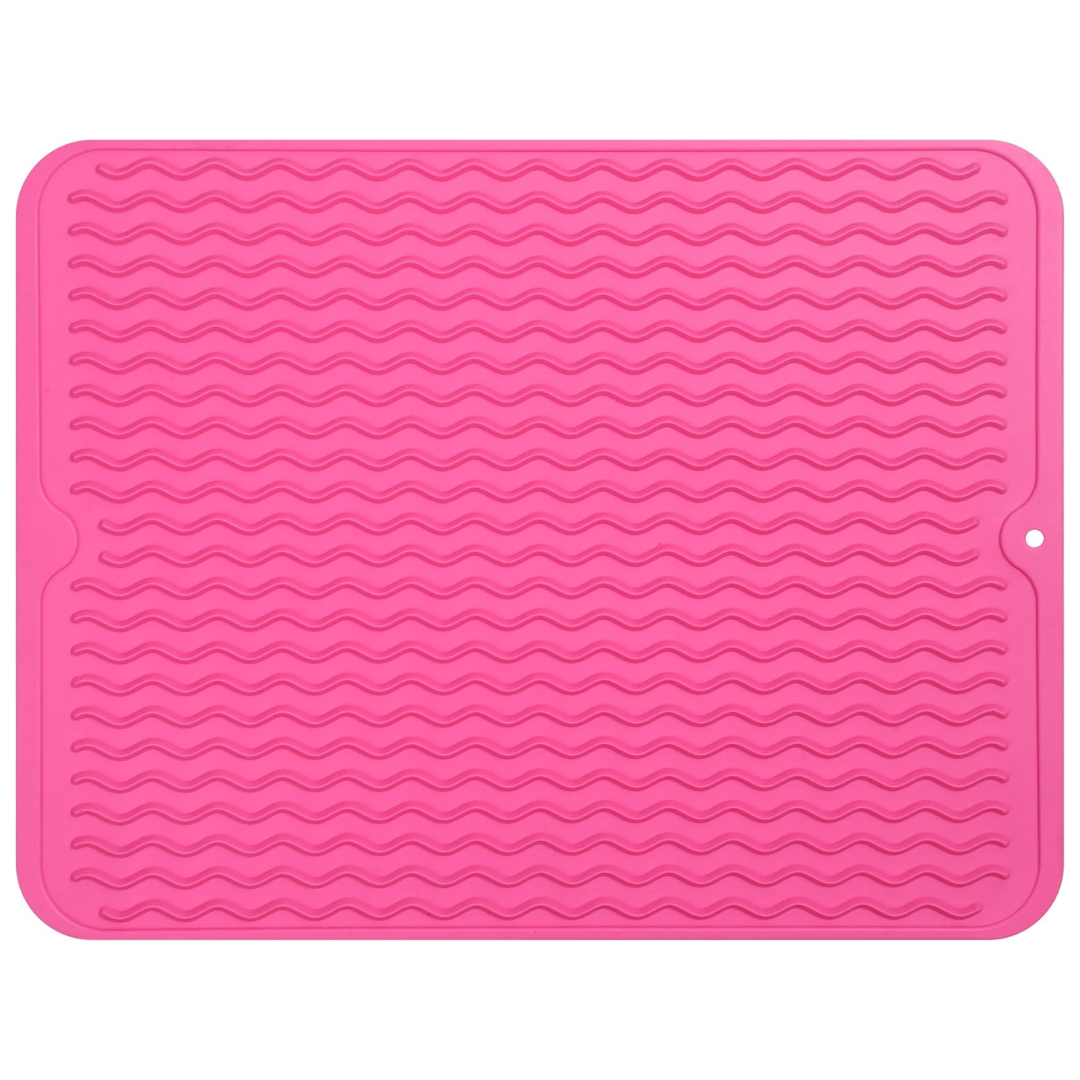 Tapis de séchage en silicone écologique - Utilisations multiples & résistant à la chaleur