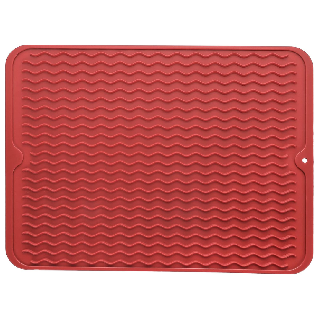Tapis de séchage en silicone écologique - Utilisations multiples & résistant à la chaleur