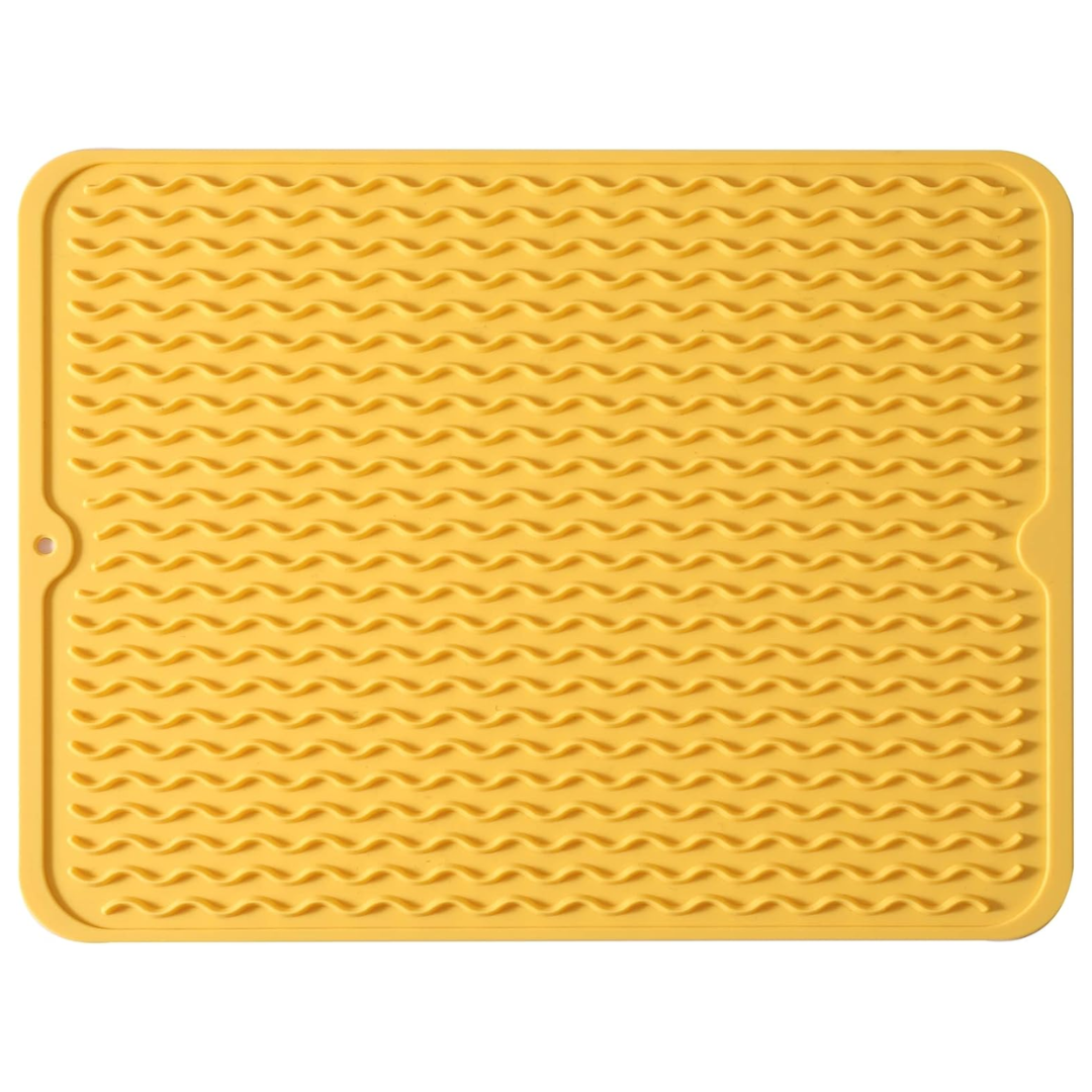 Tapis de séchage en silicone écologique - Utilisations multiples & résistant à la chaleur
