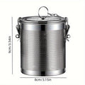Infuseur à épices en acier inoxydable – Passoire fine réutilisable avec chaîne allongée pour thé en vrac, herbes et épices – Idéal pour cuisiner, infuser et un usage en cuisine