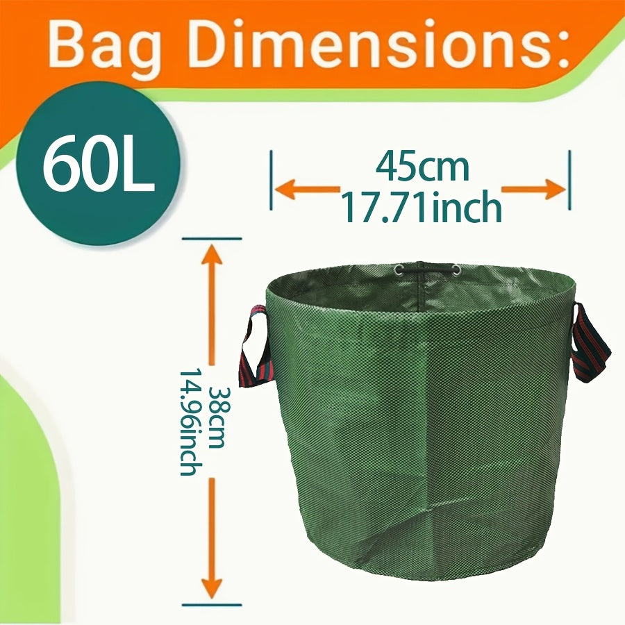 PUREBIN - Collection de Sacs à Déchets Polyvalents pour Jardin, Piscine et Utilisation à Domicile 125L/120L/60L/50L