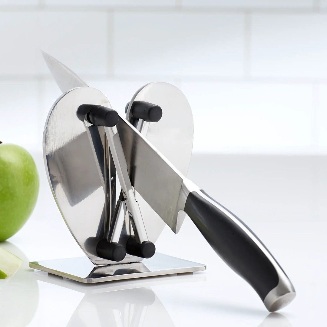 EdgeMaster – Aiguiseur de Couteaux Professionnel en Acier Inoxydable 3-en-1