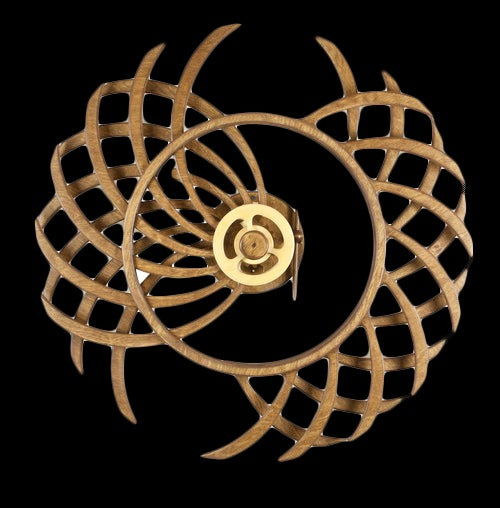 TimeWood™ | Sculpture cinétique en bois 100 % fait main