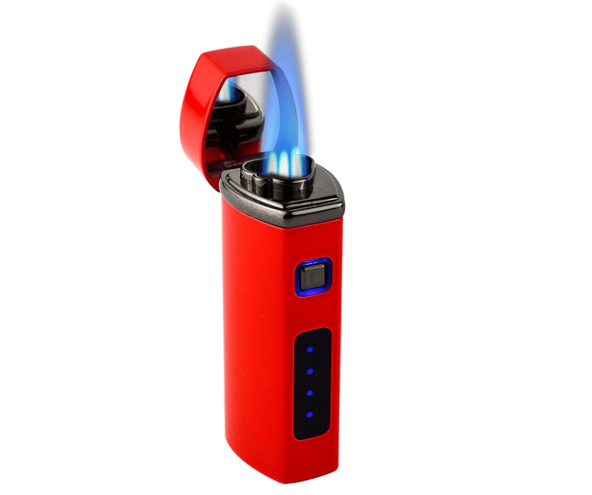 FireStorm – Briquet à gaz triple jet LED