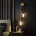 Applique Murale LED Moderne Or Double Tige