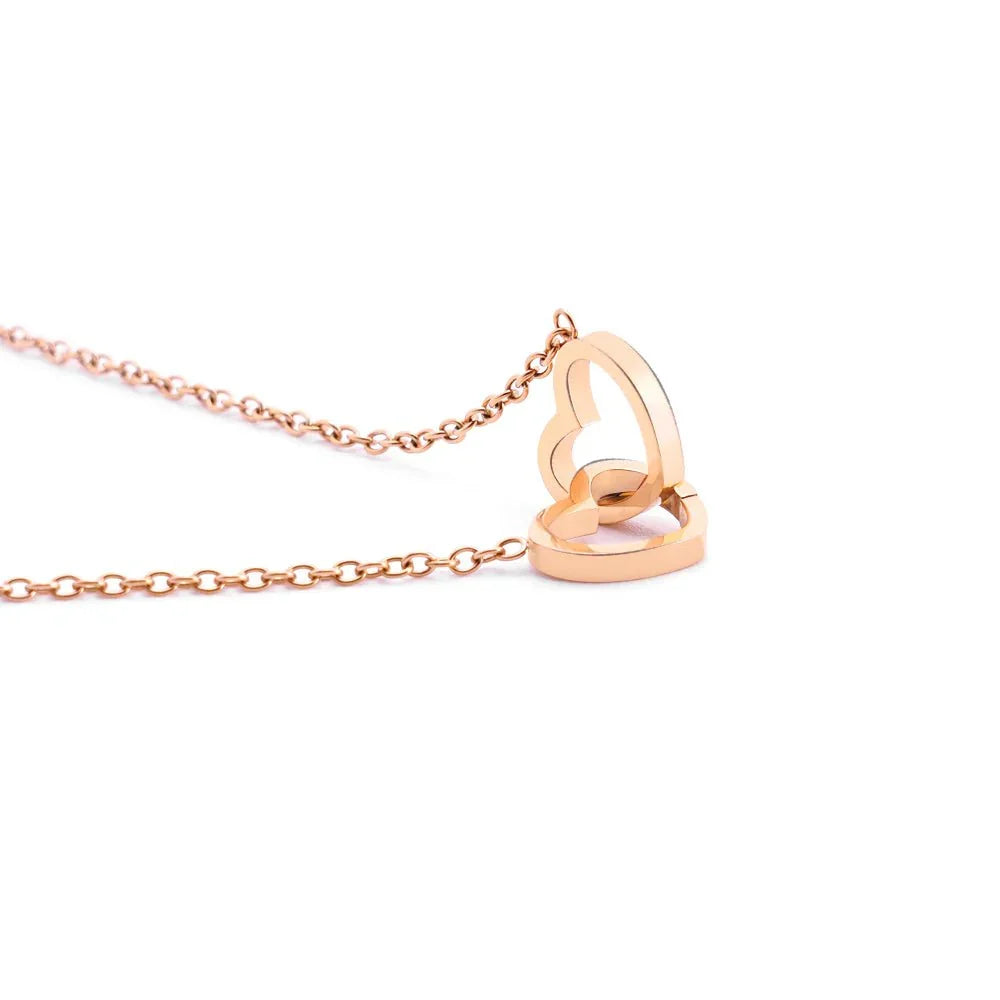 Boîte de Rose Éternelle avec Collier