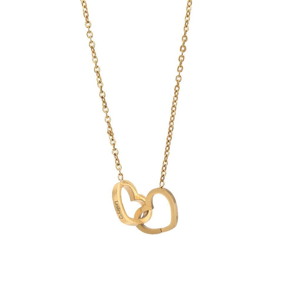 Boîte de Rose Éternelle avec Collier