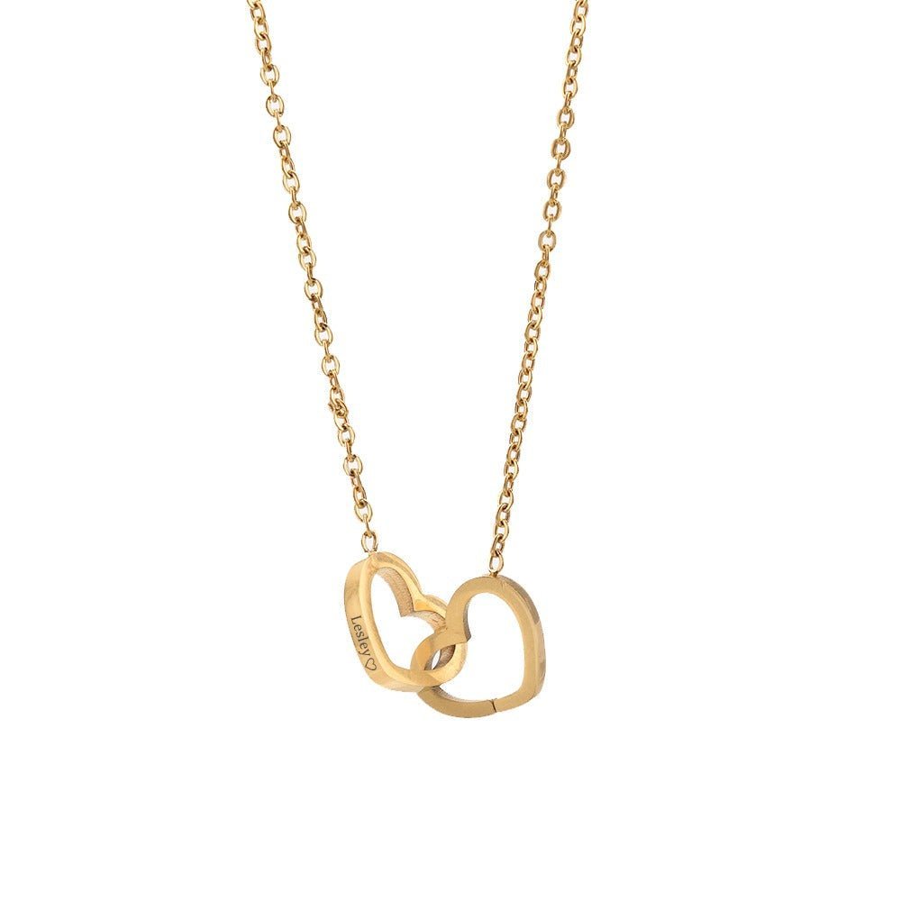 Boîte de Rose Éternelle avec Collier