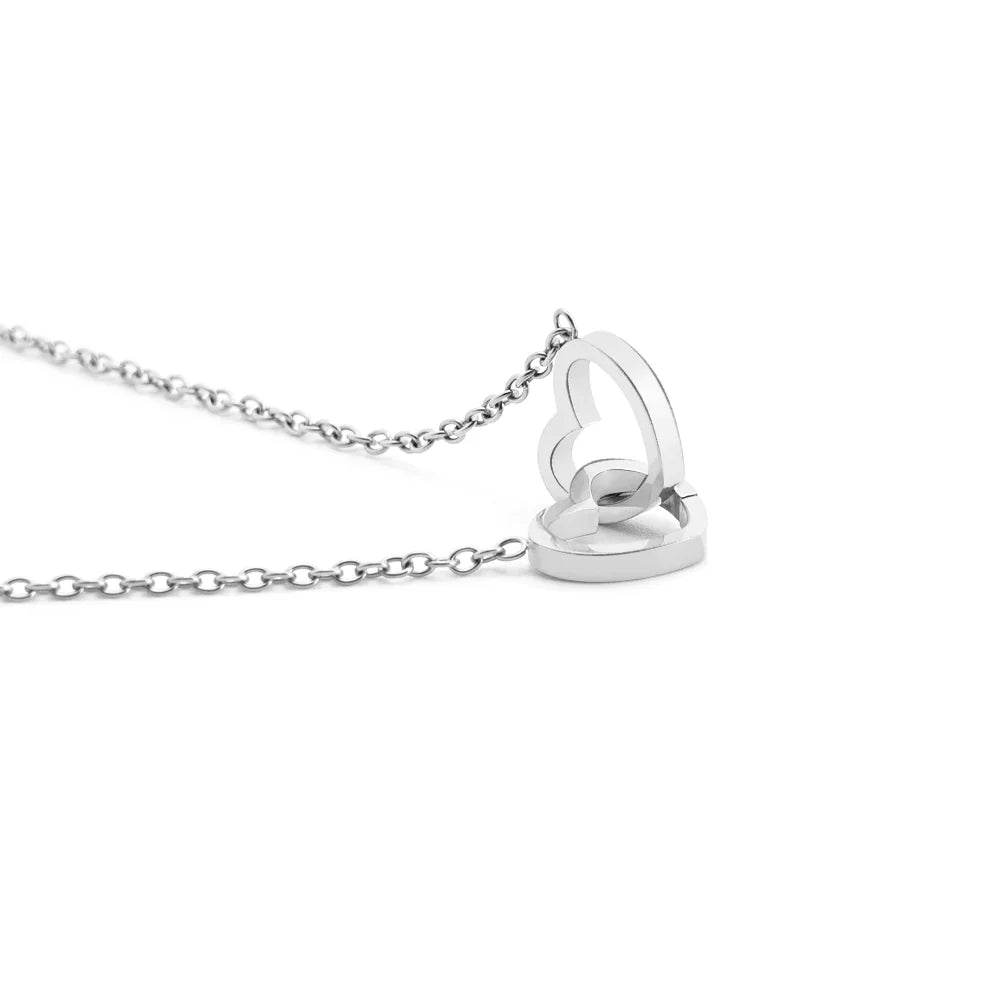 Boîte de Rose Éternelle avec Collier