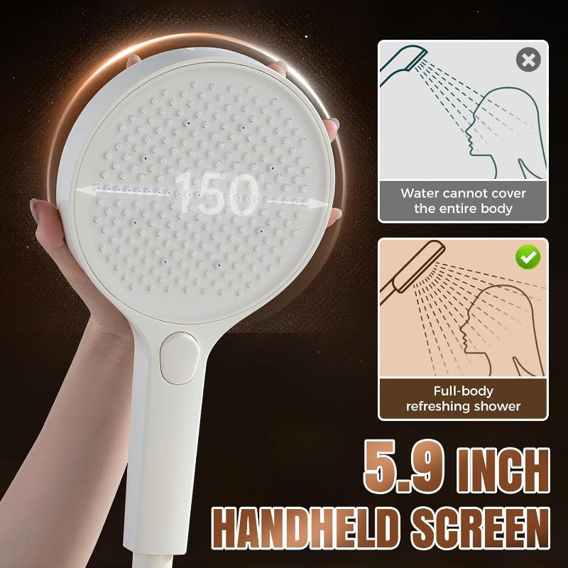 HydroEase Air-Boost Douchette Haute Pression 5,9"