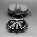 Masque de Plongée en Verre Trempé avec Étui de Rangement - Lunettes de Plongée avec Anti-Buée et Fixation pour Caméra