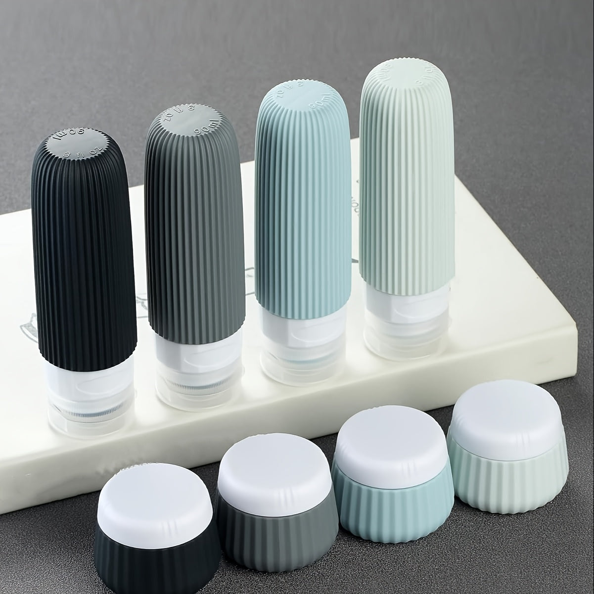 Set de Flacons de Voyage Pratiques – Sûrs et Pratiques pour Voyager