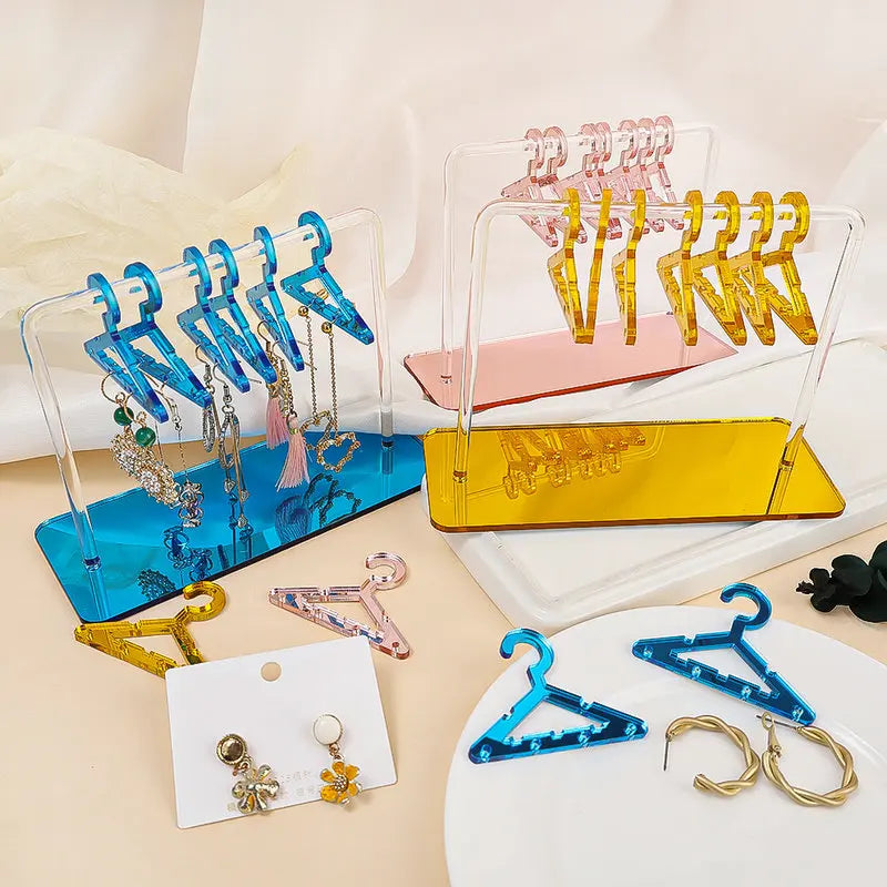 Support d'affichage de bijoux en huit pièces | Rack organisateur