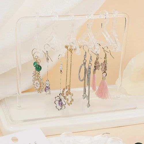 Support d'affichage de bijoux en huit pièces | Rack organisateur