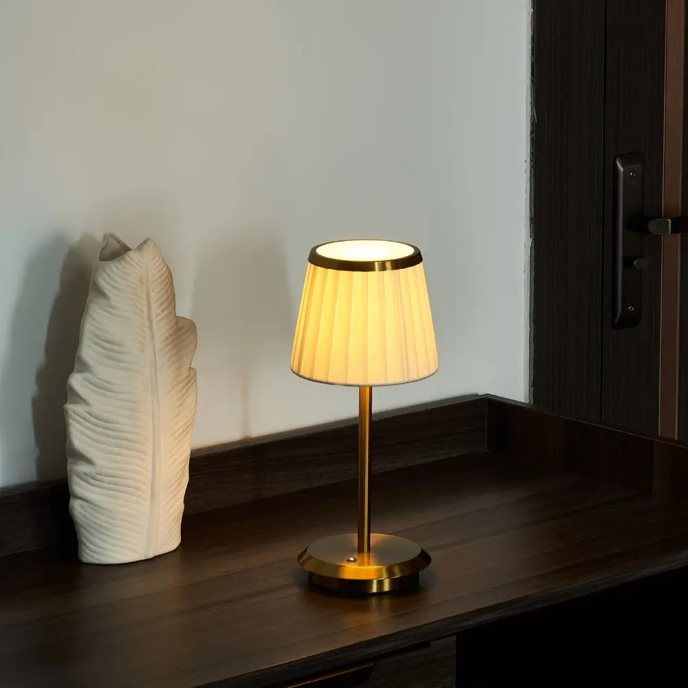 Lumessa – Lampe de Table Rechargeable Dimmable avec 3 Réglages de Lumière pour Intérieur & Extérieur