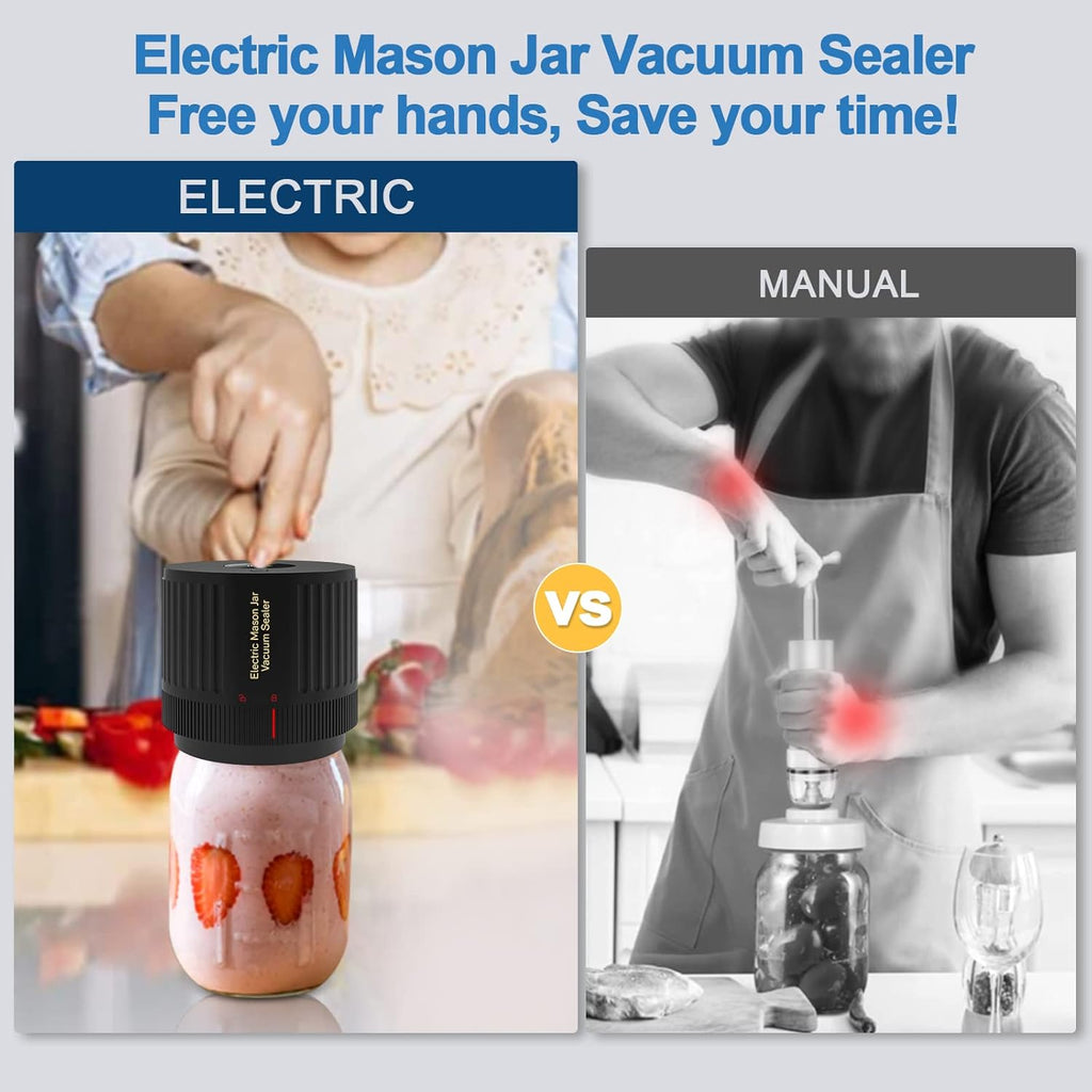 Kit de Scelleur Sous Vide Électrique pour Bocaux Mason - SealTight