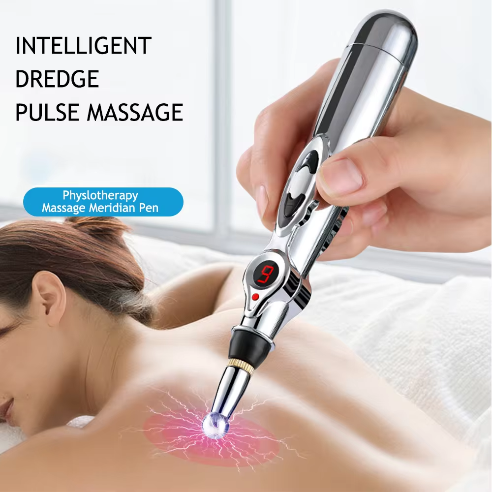 PEN D'ACUPUNCTURE ÉLECTRONIQUE - STYLO DE MASSAGE ÉNERGÉTIQUE DES MÉRIDIENS POUR LE SOULAGEMENT DE LA DOULEUR