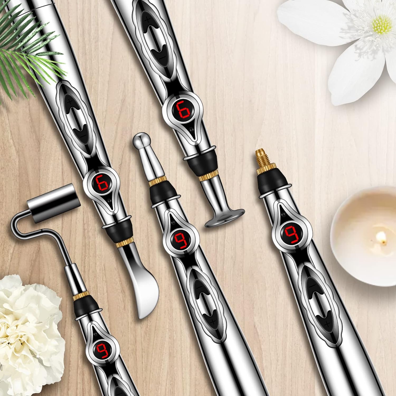 PEN D'ACUPUNCTURE ÉLECTRONIQUE - STYLO DE MASSAGE ÉNERGÉTIQUE DES MÉRIDIENS POUR LE SOULAGEMENT DE LA DOULEUR
