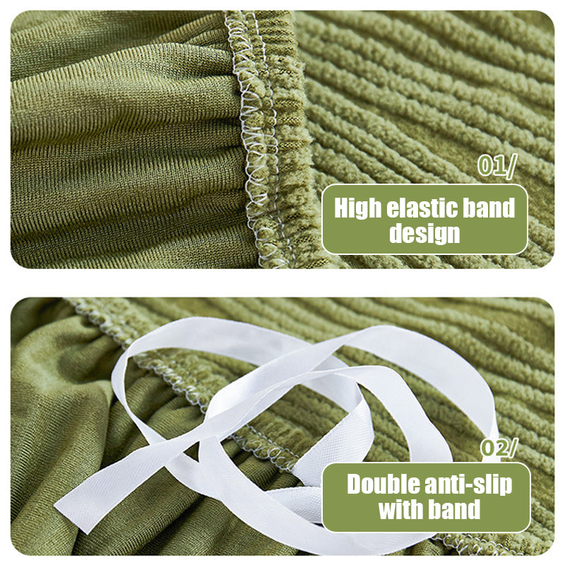 Housse de canapé Jacquard Premium - Anti-Rayures & Élastique