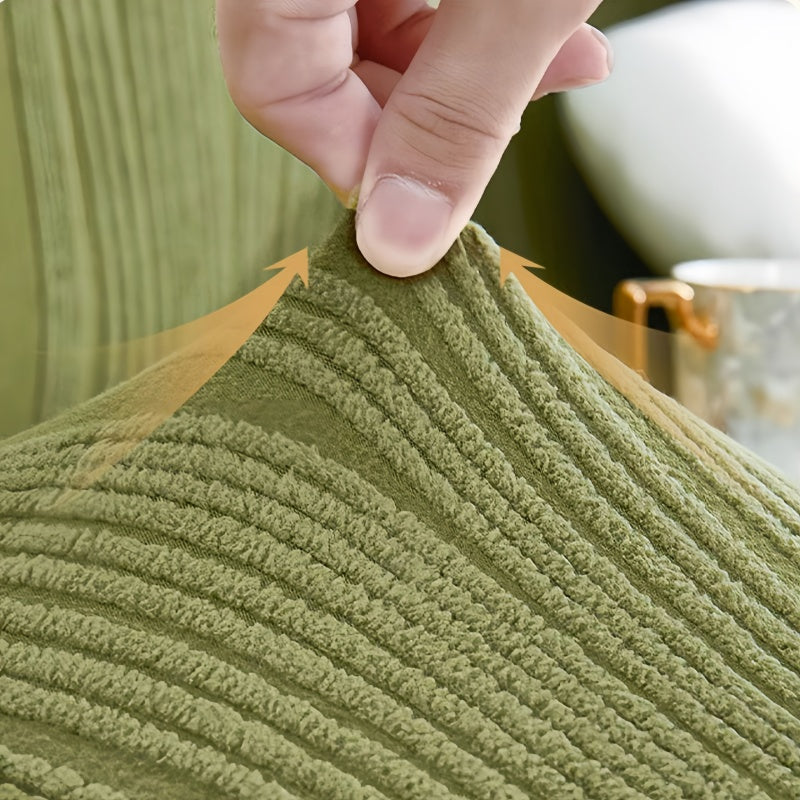 Housse de canapé Jacquard Premium - Anti-Rayures & Élastique
