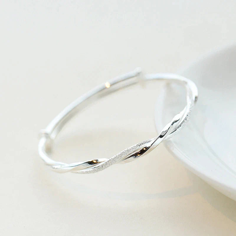 Bracelet en Argent Élégant | Design Intriqué