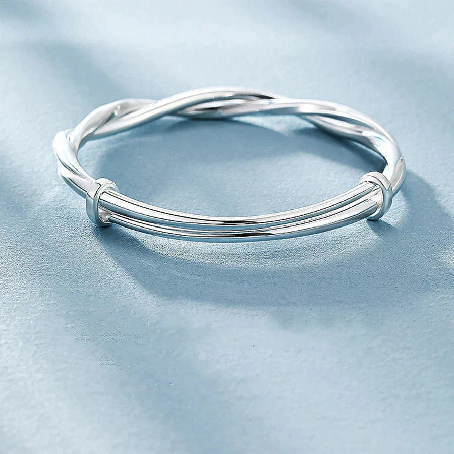 Bracelet en Argent Élégant | Design Intriqué