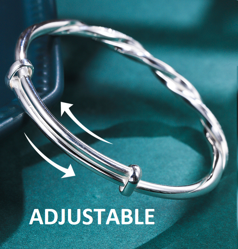 Bracelet en Argent Élégant | Design Intriqué