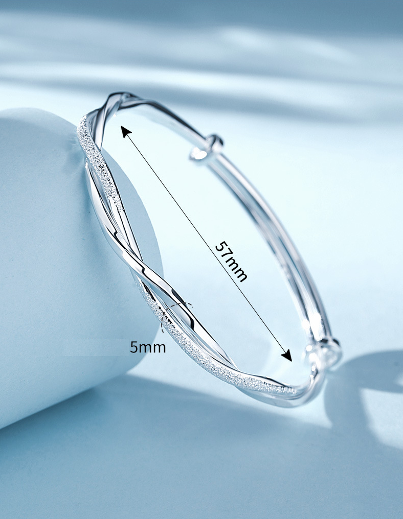 Bracelet en Argent Élégant | Design Intriqué