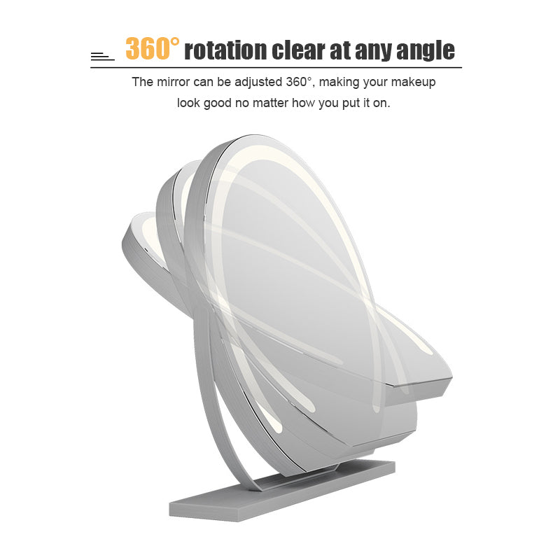 Miroir de Maquillage LED Intelligent avec Contrôle Tactile