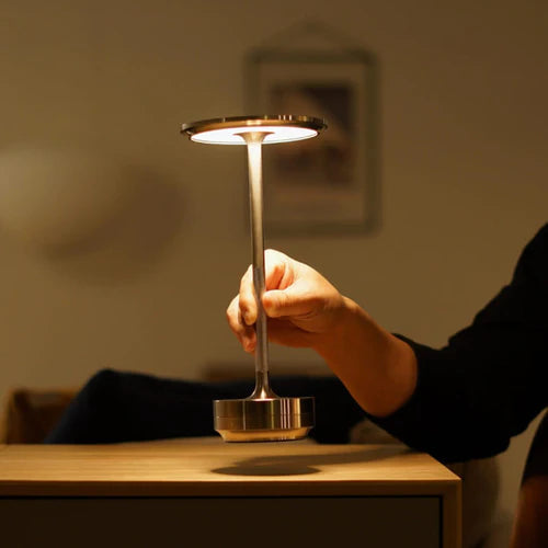 NordicaLight Luxe Lampe de Table Sans Fil | Élégante & Flexible
