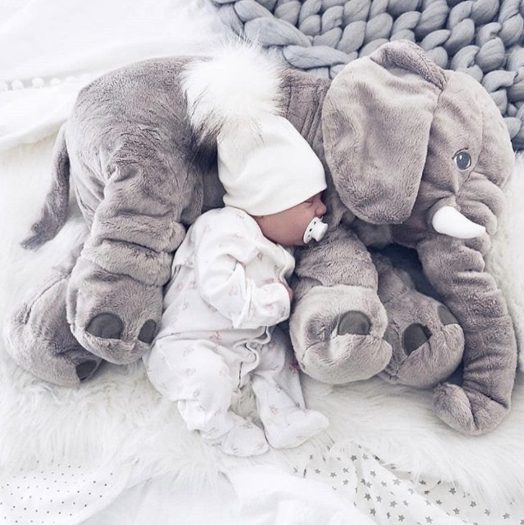 Éléphant en Peluche - Le Compagnon Parfait pour Votre Petit