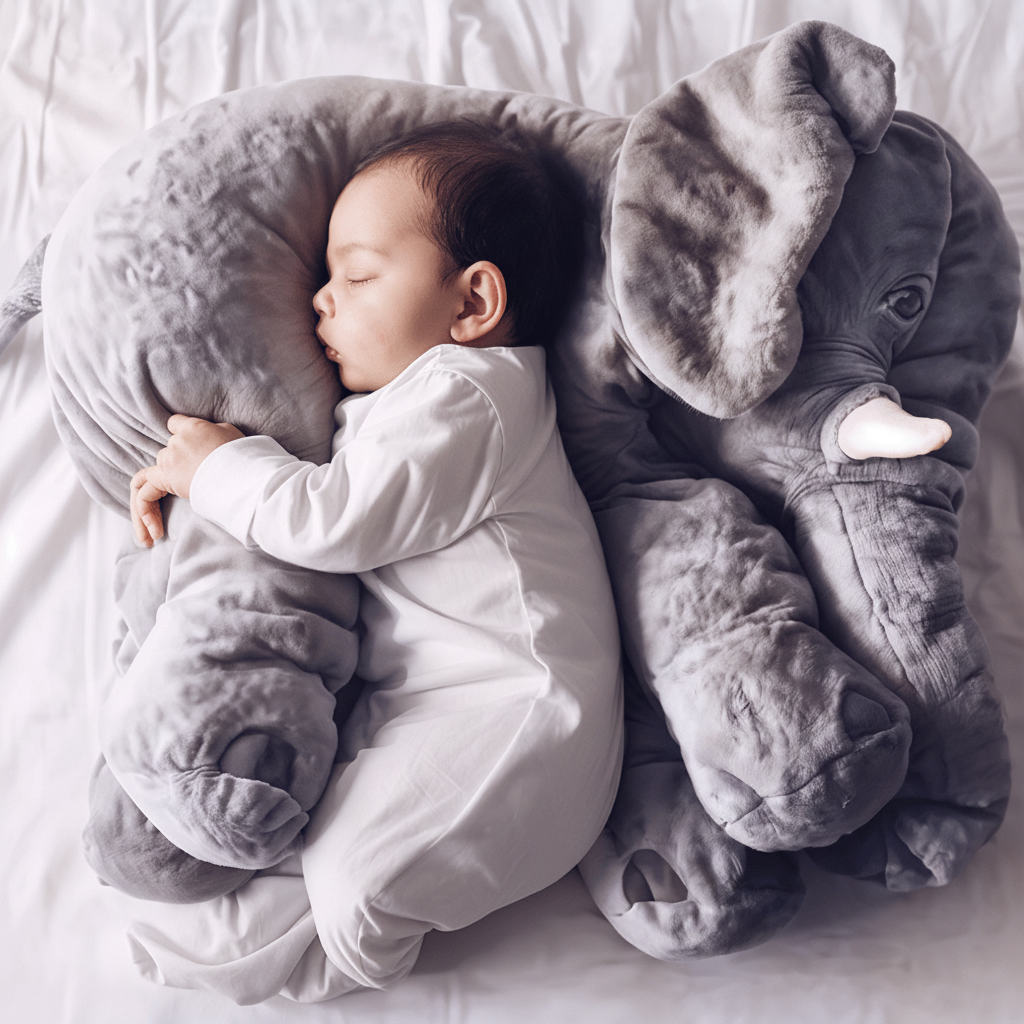 PLUSHELEPHANT – Super doux et confortable pour des moments de câlins agréables
