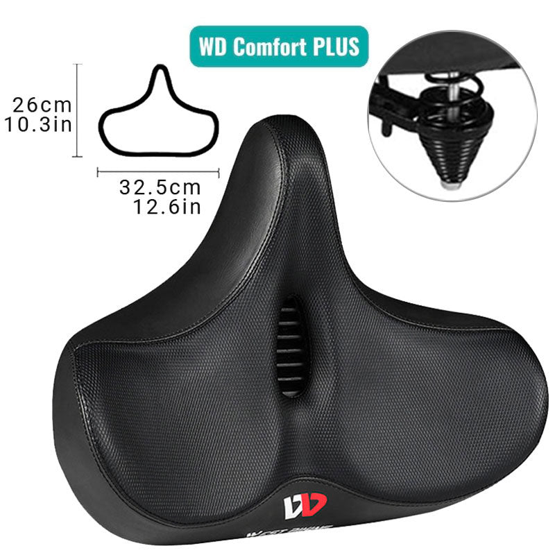 Selle de vélo RideEase Ergonomique Extra Large