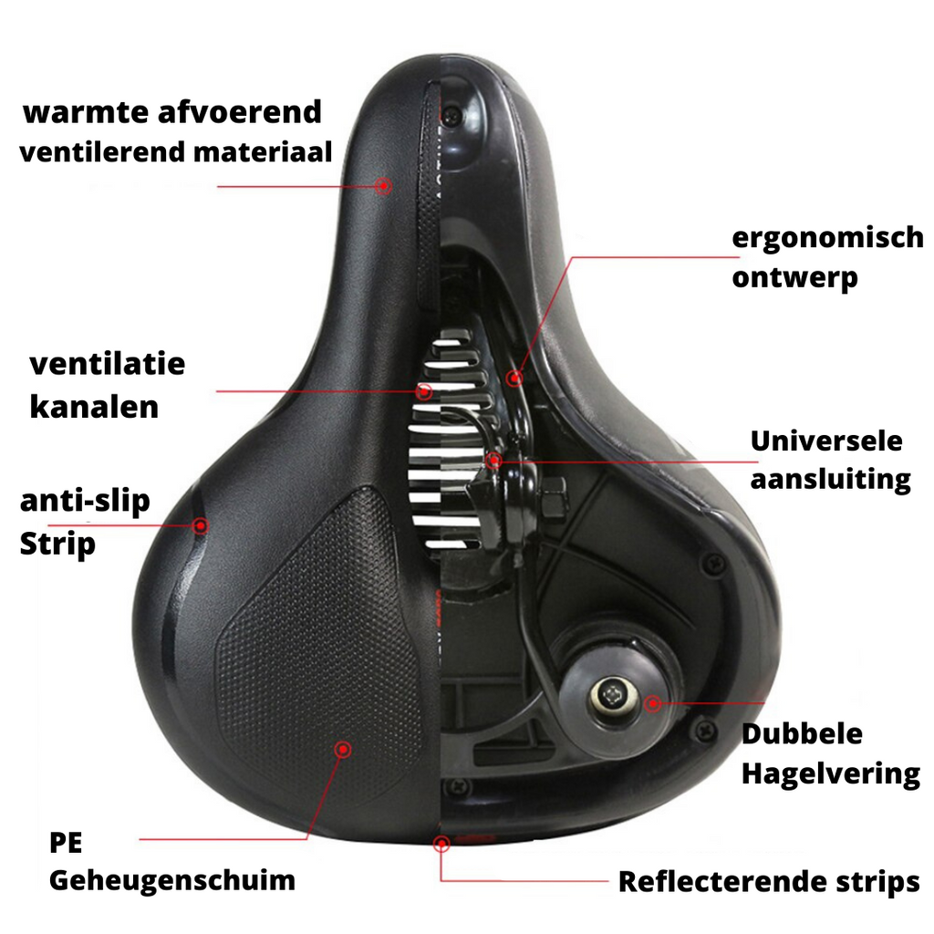Selle de Vélo Ergonomique Confortable | Confort Ultime de la Selle