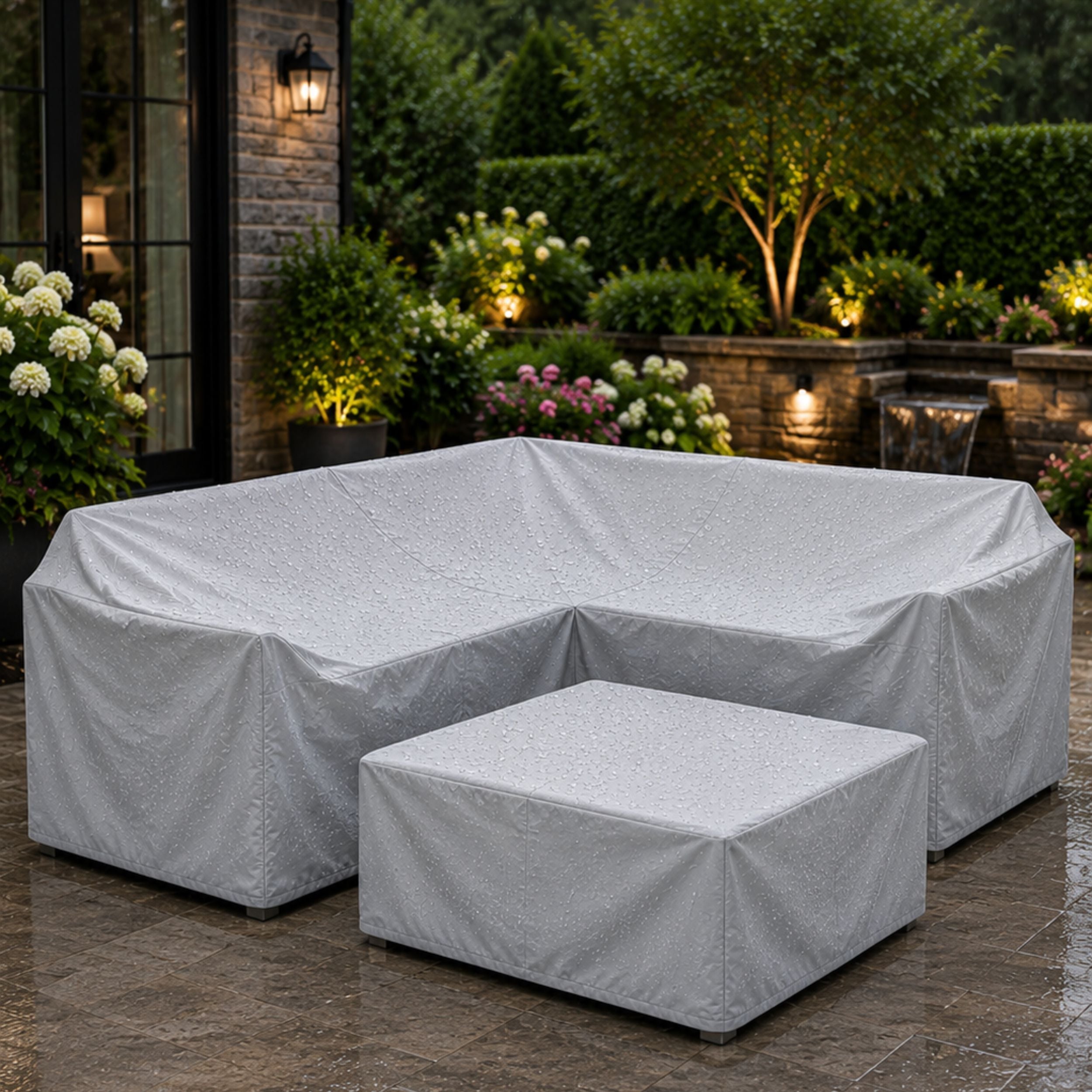 EVERDRAPE - Housse de mobilier avec protection UV et pluie pour mobilier de jardin