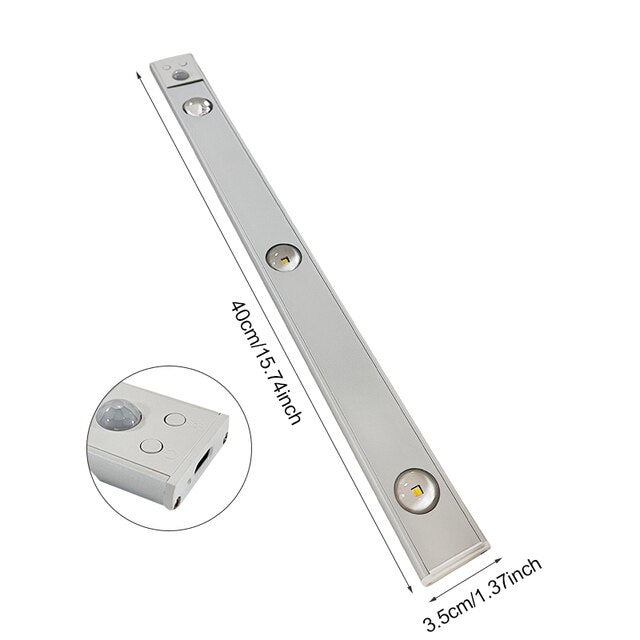 Skanto | Lampe LED sans fil avec capteur de mouvement – Rechargeable et réglable (3 couleurs)