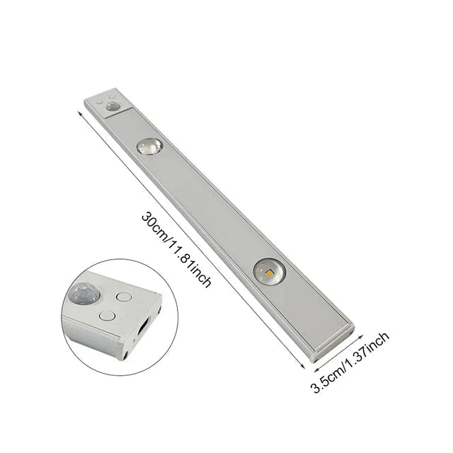 Skanto | Lampe LED sans fil avec capteur de mouvement – Rechargeable et réglable (3 couleurs)