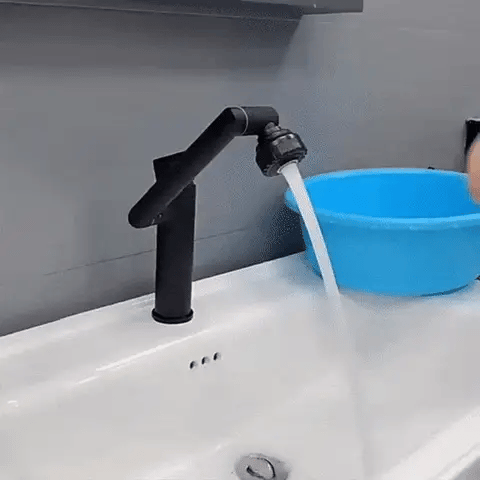Robinet en acier inoxydable pivotant à 360°