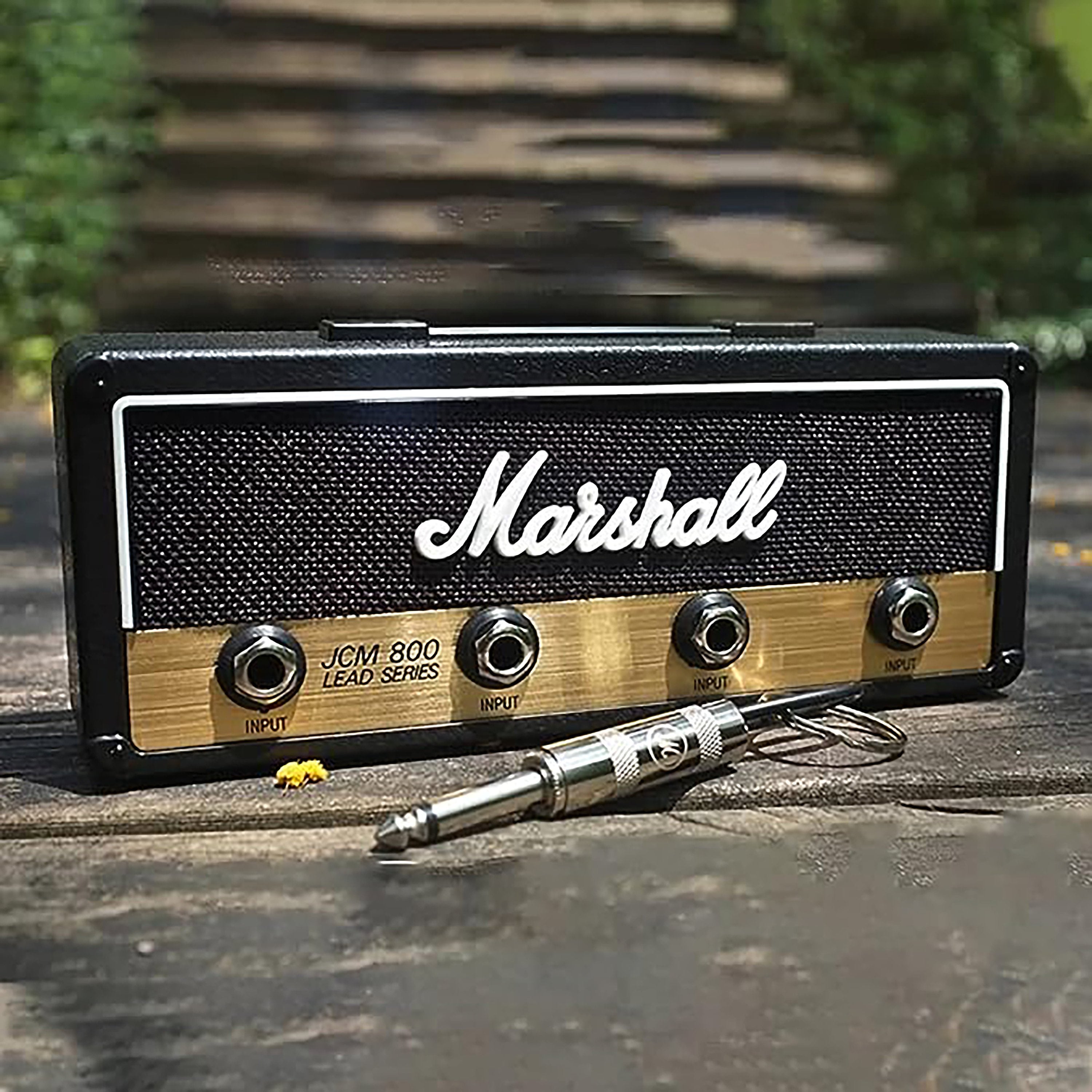 Keyamp Porte-clés | Design amplificateur de guitare | Tableau mural porte-clés avec entrées Jack
