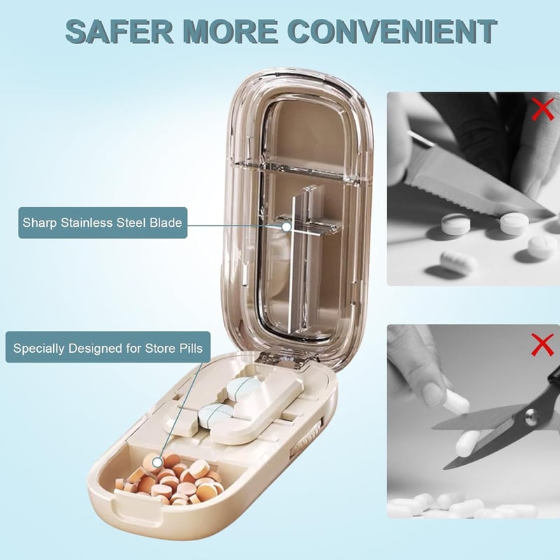 TrimTab | Distributeur de comprimés compact et adapté aux voyages