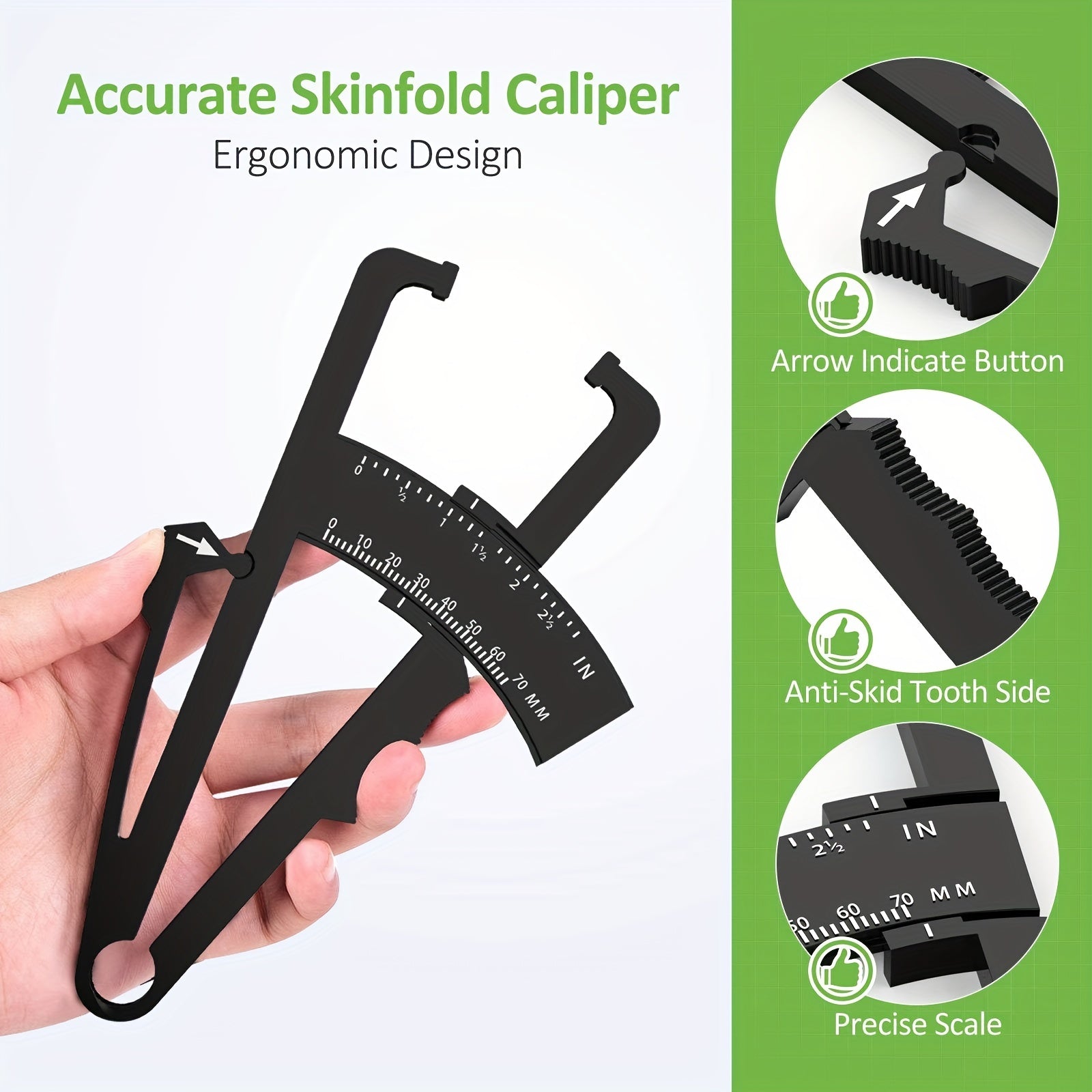 CALIPERFIT – Outil de Mesure Précise de la Masse Grasse pour le Suivi de la Condition Physique