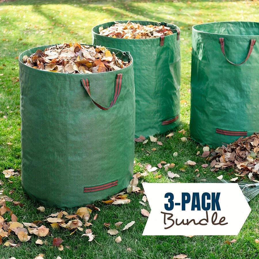PUREBIN - Collection de Sacs à Déchets Polyvalents pour Jardin, Piscine et Utilisation à Domicile 125L/120L/60L/50L