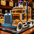 Bouteille de Whisky Camion Semi